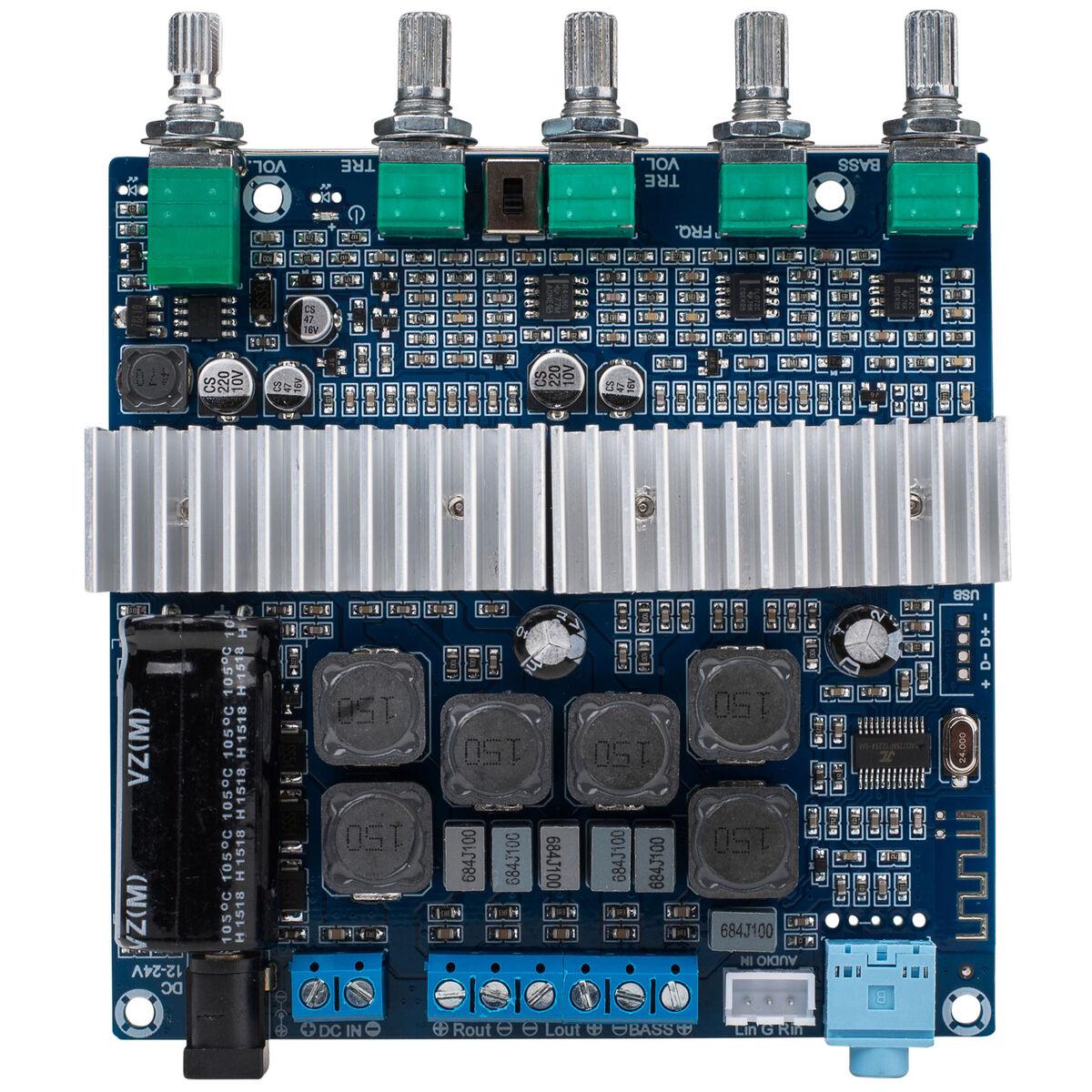 TPS3116D2 Class D 2.1 Bluetooth 5.0 Amplifier Board 2 x 50W TPS3116D2 Class D 2.1 Bluetooth 5.0 Amplifier Board 2 x 50W